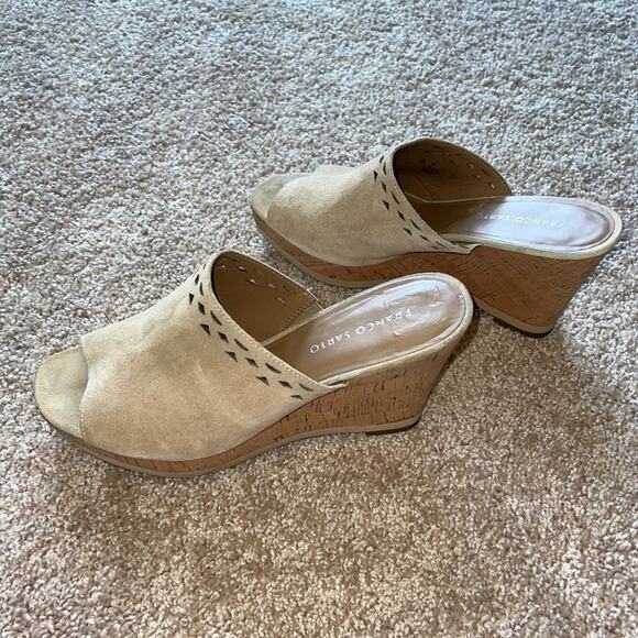 Franco Sarto Cork Wedge Slip-on - Size 10 - Picture 4 of 10